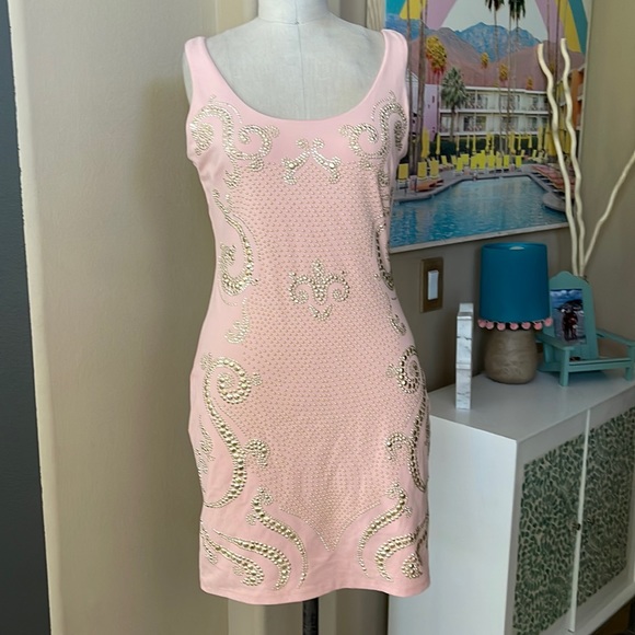 bebe Dresses & Skirts - BEBE Embellished Lined Dress